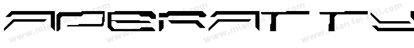 Aperat typeface字体转换
